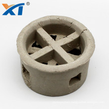 Guangdong Xintao 25mm 50mm 76mm ceramic cascade mini ring for distillation column tower packing